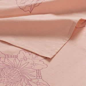 Pink material with pattern