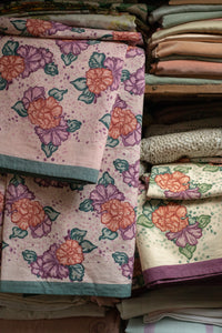 Floral table cloths